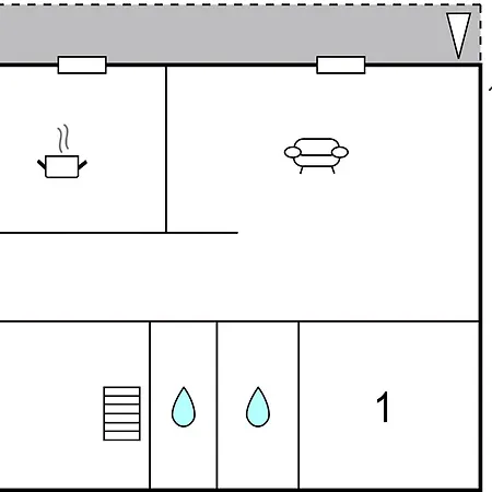 Διαμέρισμα 1 Bedroom Stunning In